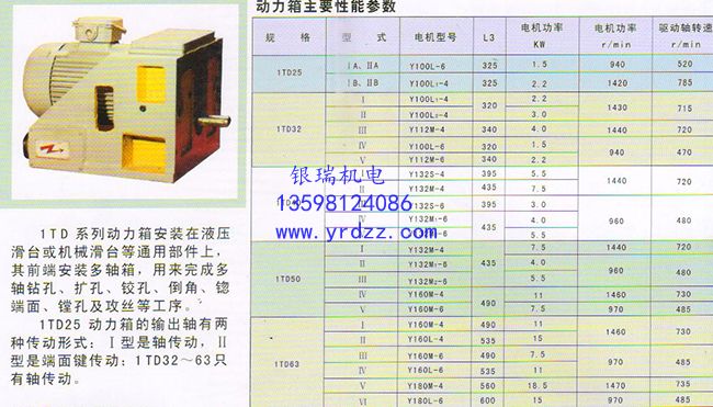 1TD系列動(dòng)力箱